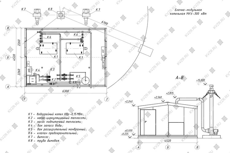 План котельной чертеж