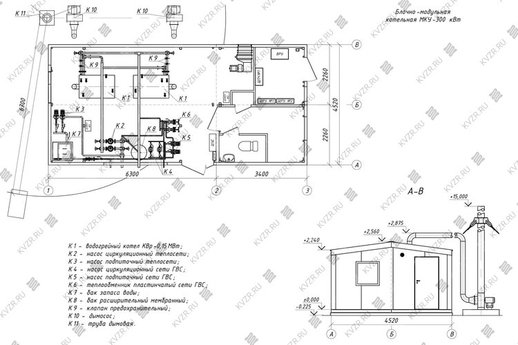 Котельный цех чертеж